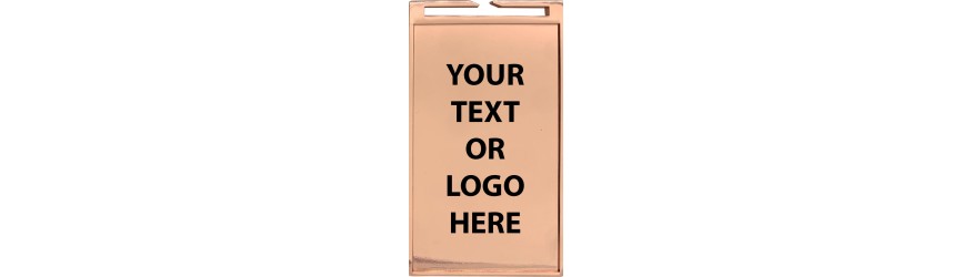 90MM RECTANGLE CUSTOM MEDAL (4MM THICK) GOLD, SILVER OR BRONZE 90MM RECTANGLE CUSTOM MEDAL (4MM THICK) GOLD, SILVER OR BRONZE